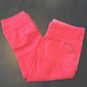 Athleta Relay Capris - Coral